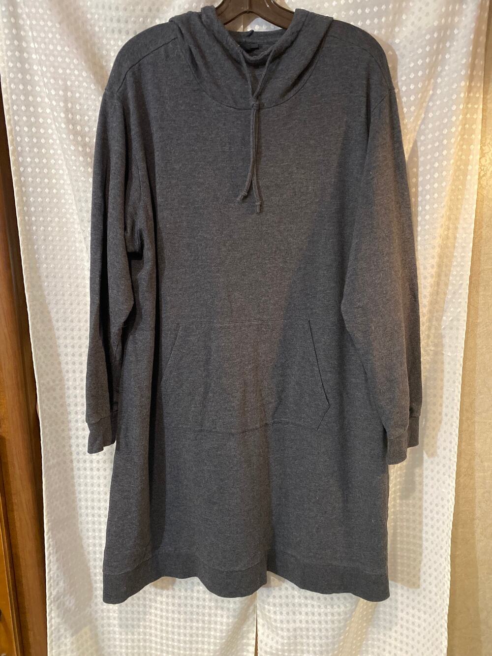 Torrid Charcoal Gray Hoodie Tunic / Mini Dress Size 2 (2X)